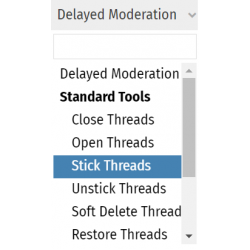 Sticky thread in selling section